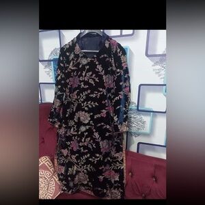 Floral Velvet 👗 palachi suit sz 40 chest